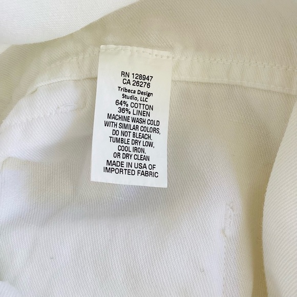 Nili Lotan Ariana White Tie Front Utility Belted Romper SZ S - Picture 5 of 5